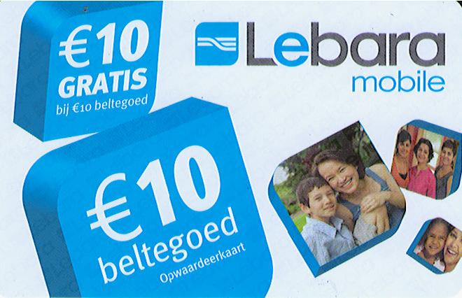 Netherland Lebara refill, €10