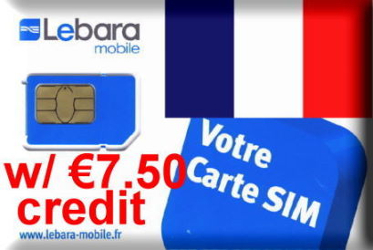 France Lebara SIM card