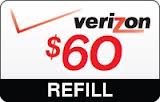 Verizon refill, $60