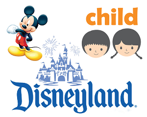 美國加州迪士尼樂園 Disneyland 一日兒童一般票 (3-9歲)