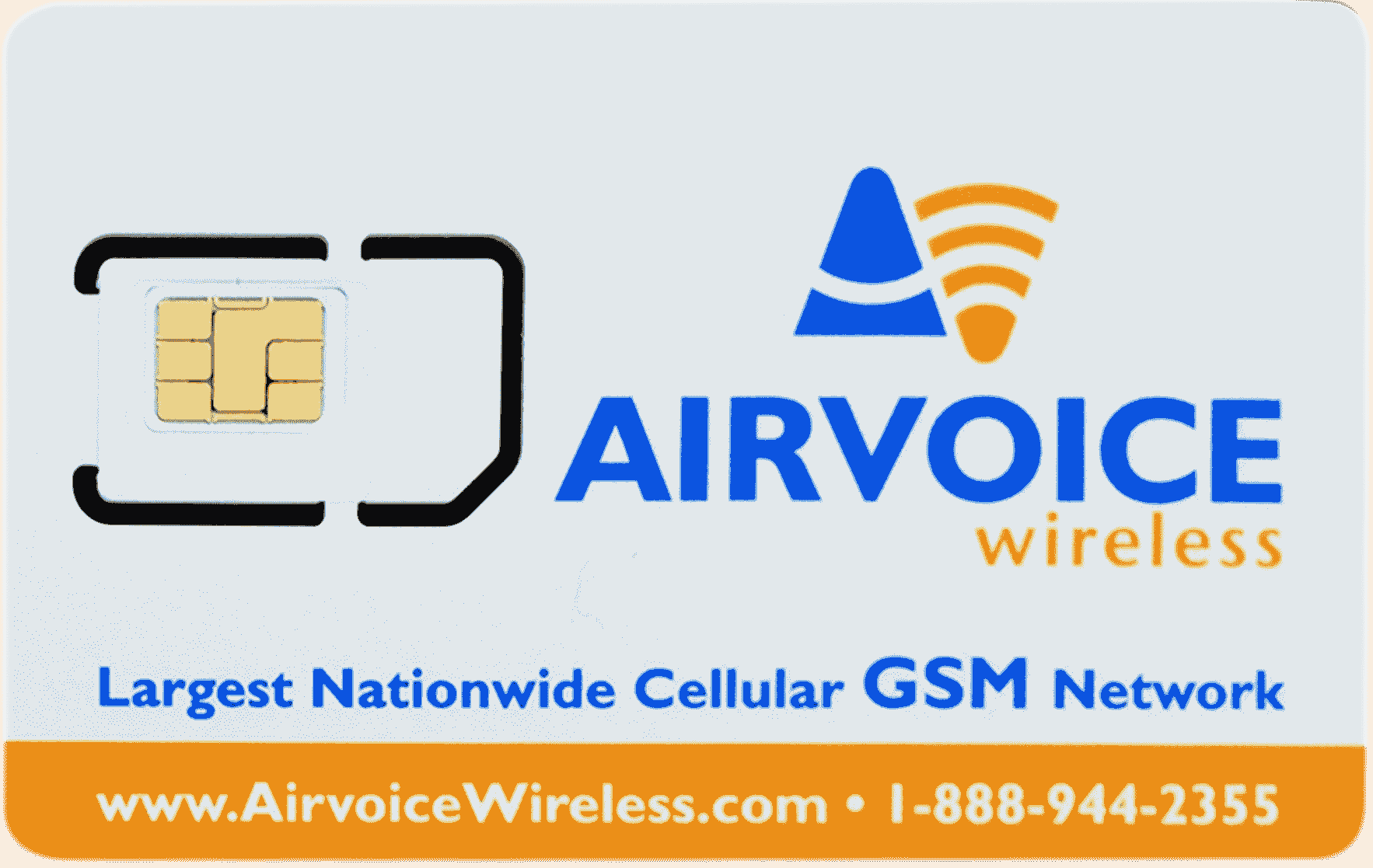 USA AT&T AirVoice SIM card - pay monthly 250 minutes