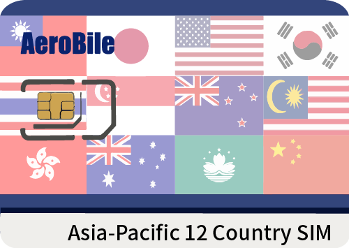 Asia-Pacific 12 Country SIM card