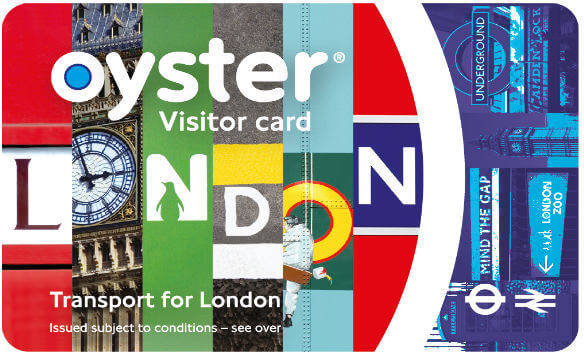 UK London Oyster card with £20 credit