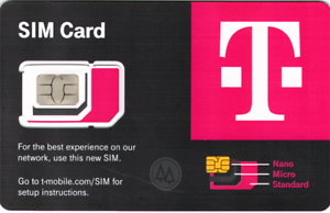 T-Mobile Blank SIM cards