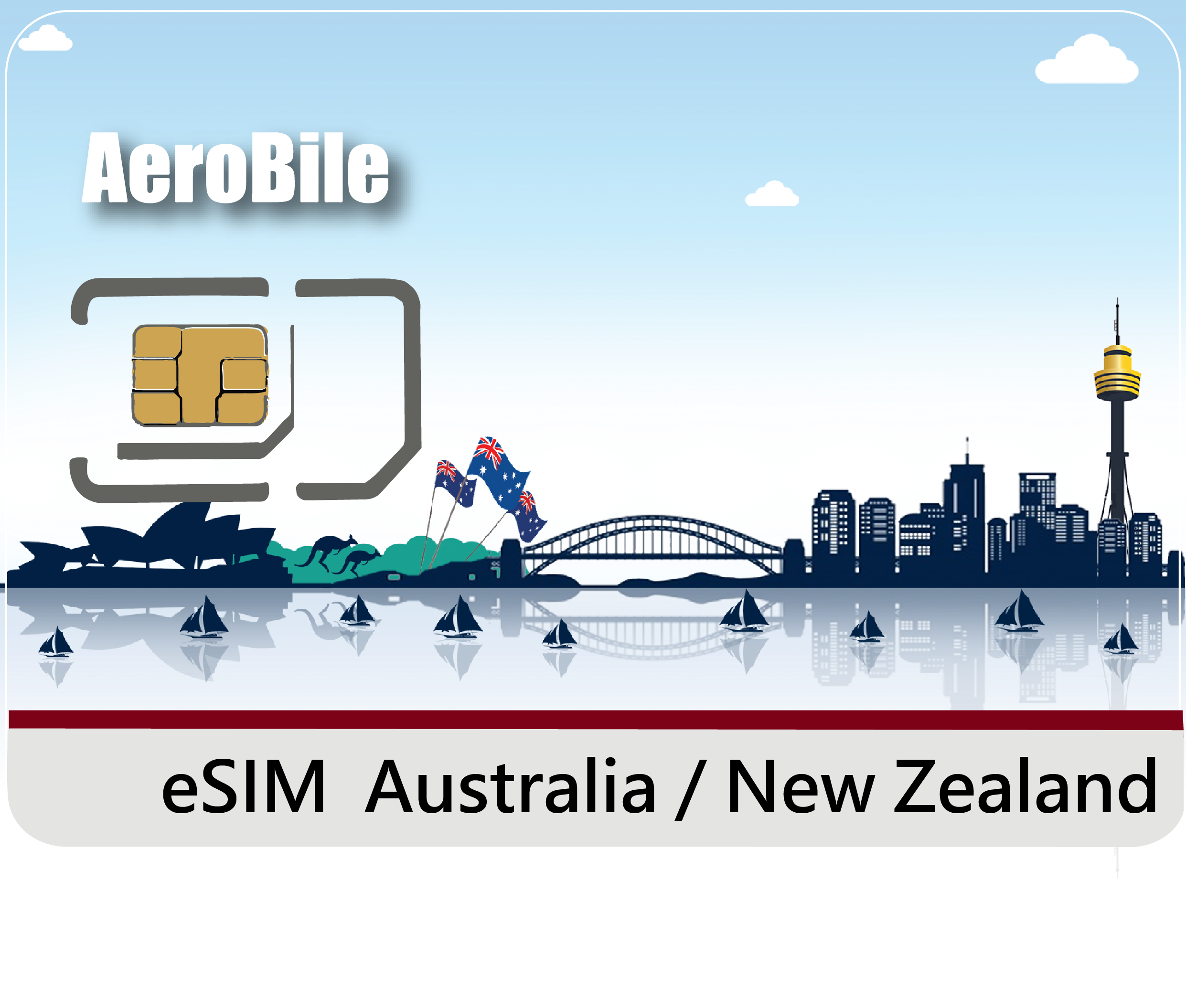 eSIM Australia / New Zealand 30 Days