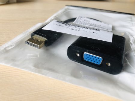 USBelieve 同信DisplayPort(公)轉VGA(母)接頭(3C)