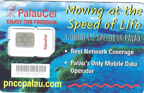 帛琉網卡 Palau Cel 原生卡 10天10GB高速上網+75分鐘通話+500則簡訊